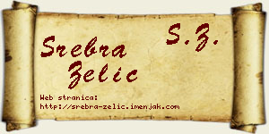 Srebra Zelić vizit kartica